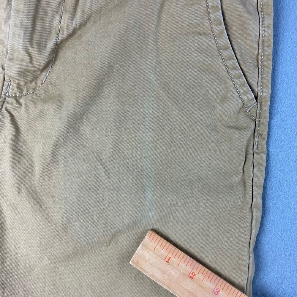 American Eagle Pants Mens 28x32 Khaki Tan Original Straight Chino Cotton 0122 - Picture 14 of 15